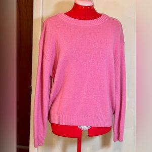 Gently Used Pink Outerknown Recycled Cashmere Sweater, Small